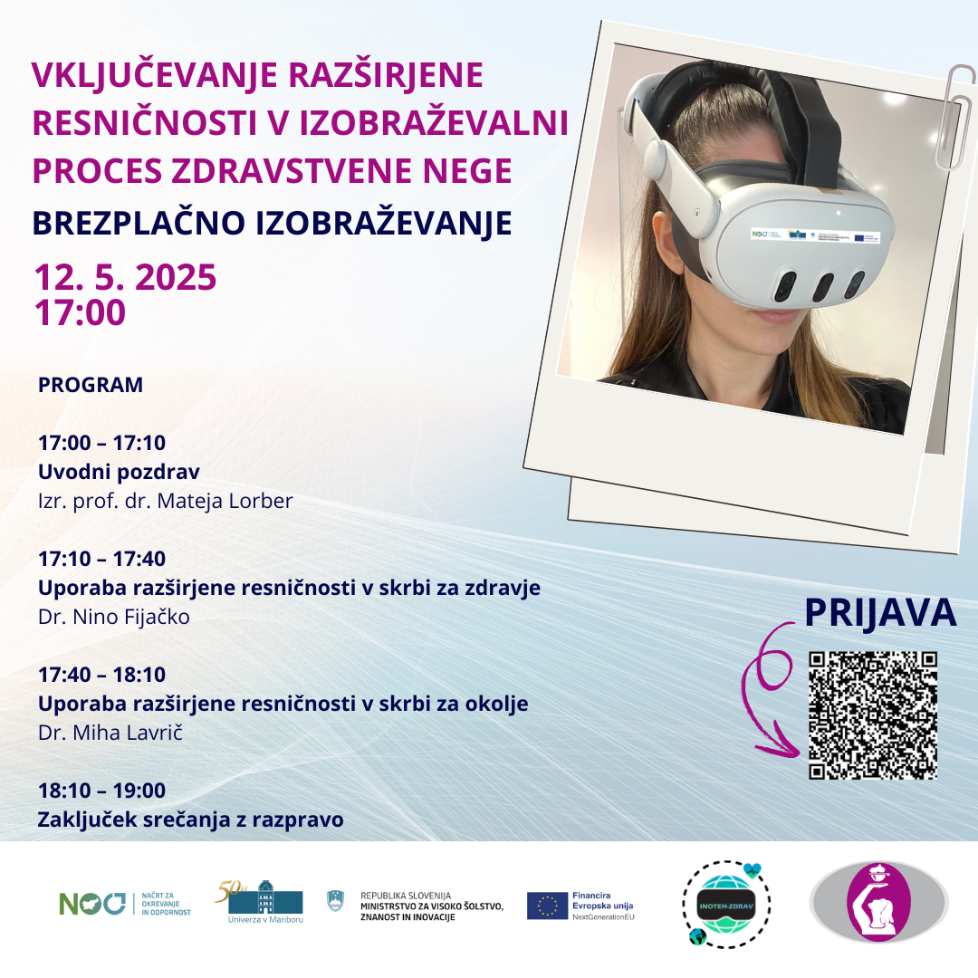 Vključevanje razširjene resničnosti v izobraževalni proces zdravstvene nege: Izobraževanje
